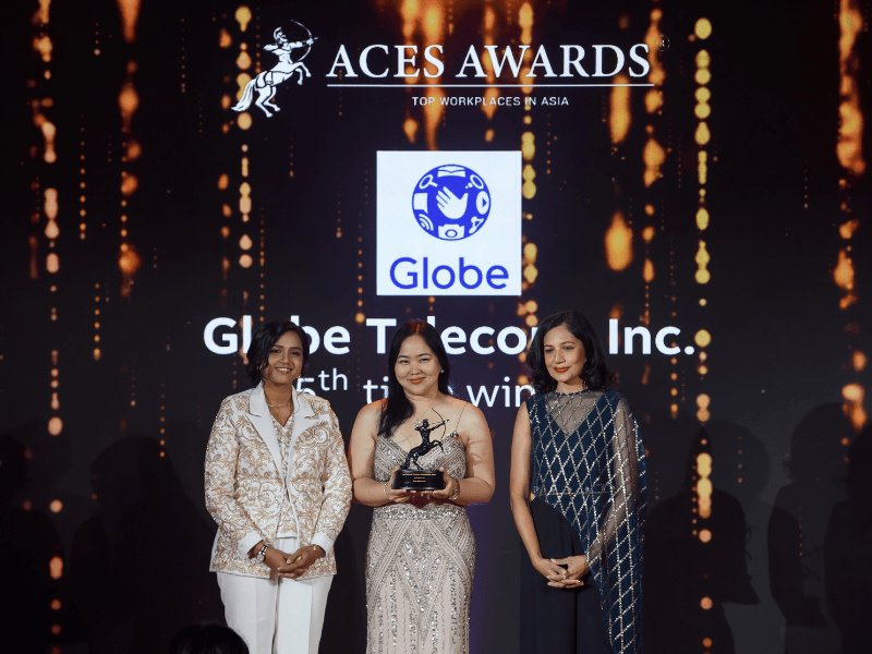 Marking its tenth win, Globe Telecom - represented by Nico Bambao, was honoured with the 2024 Industry Champion of the Year award.