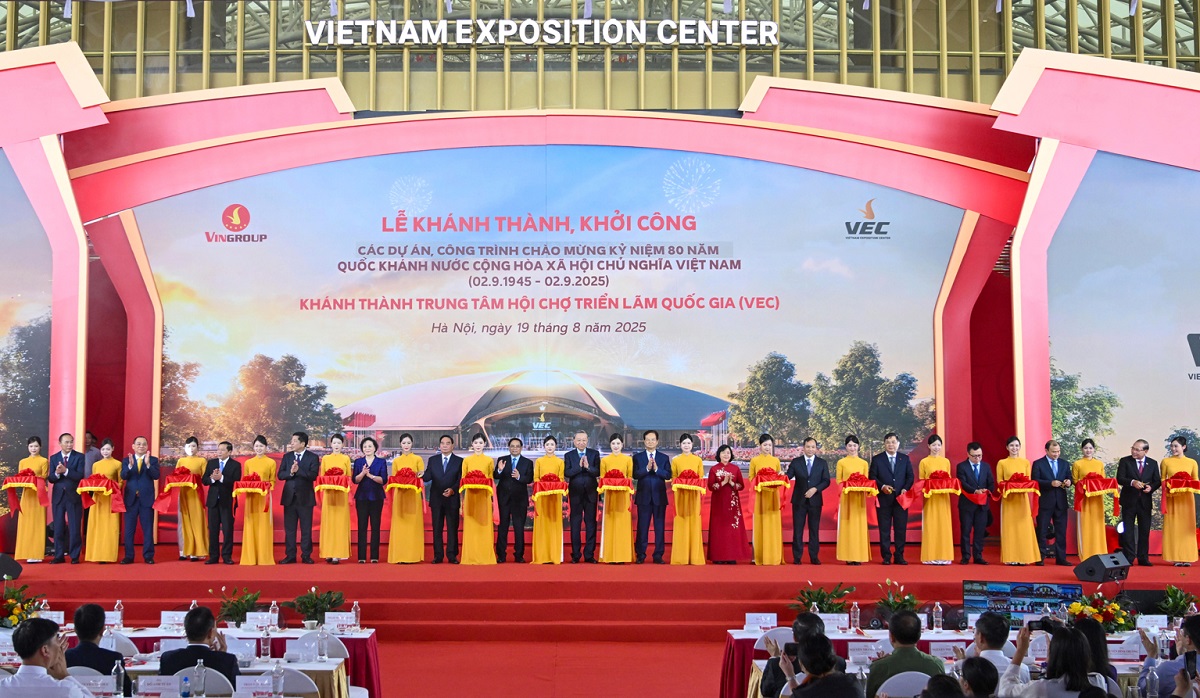 The National Exhibition Fair Center, inaugurated on August 19, stands as a testament to Vingroup