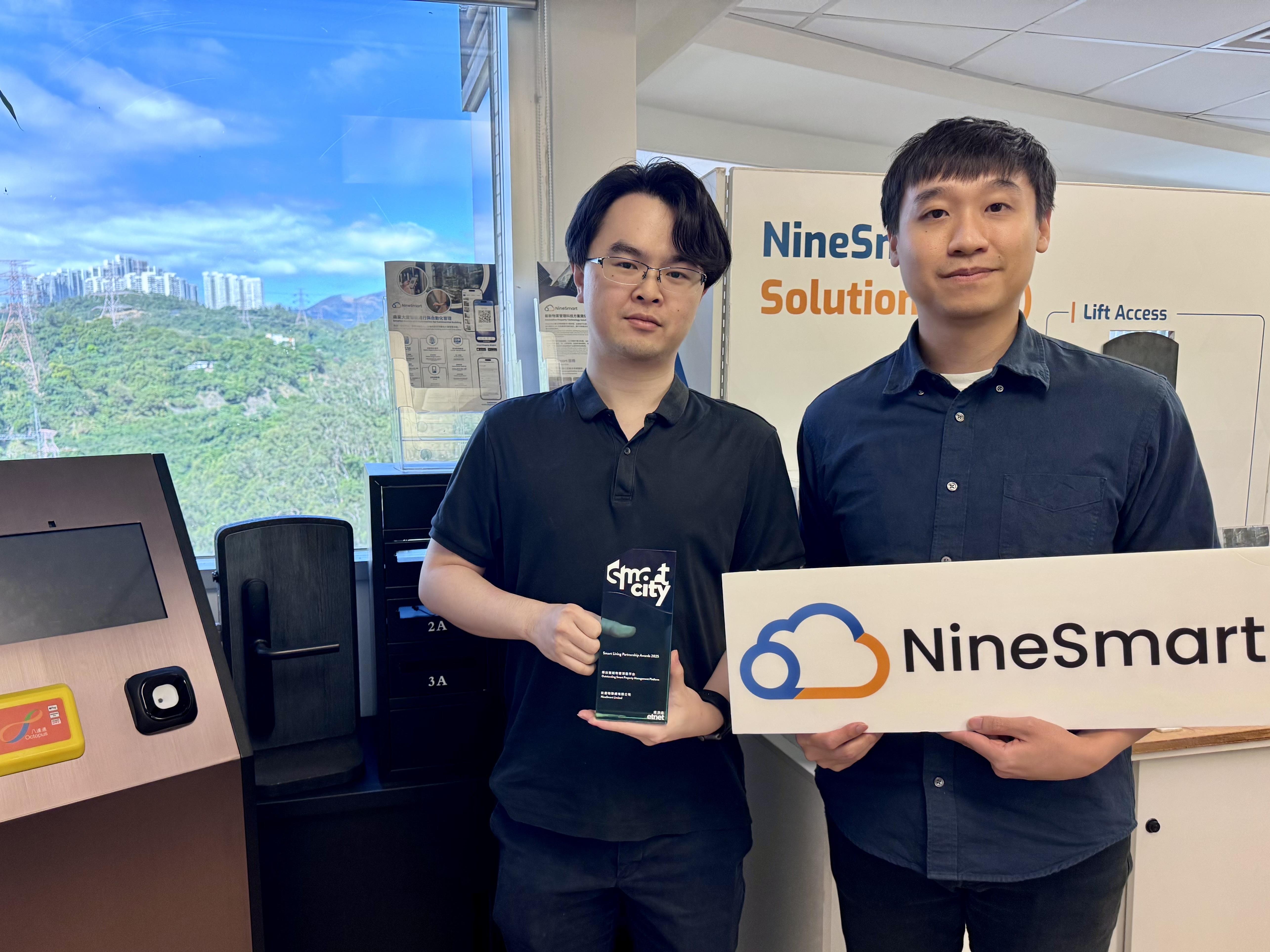 Left: Alvin Kwok, Technical Director of NineSmart Right: Lucas Mo, CEO of NineSmart