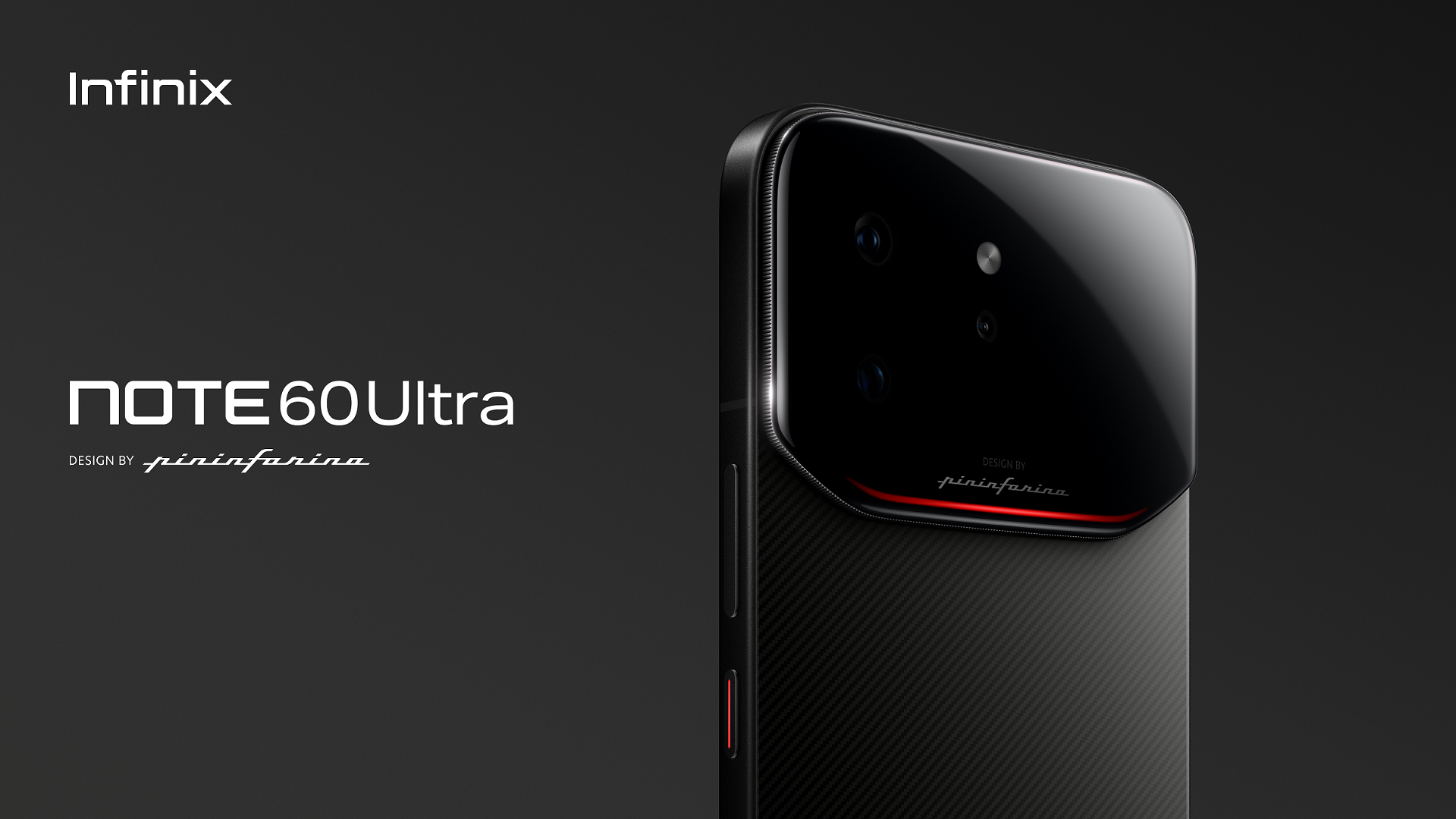 Infinix NOTE 60 Ultra Design by Pininfarina